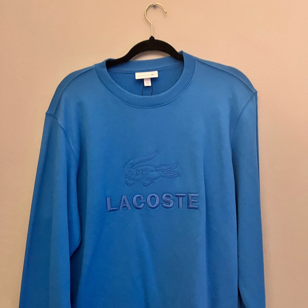 Lacoste Vibrant Blue Crewneck